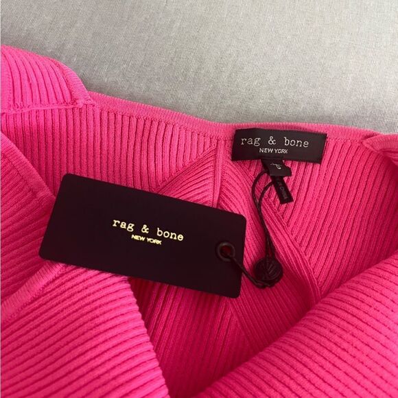 RAG & BONE
Sweetheart Neckline Tank Magenta Asher Top NWT Size L - Picture 9 of 9